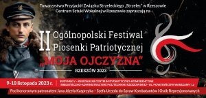 II Ogólnopolski Festiwal Piosenki Patriotycznej „Moja Ojczyzna – Rzeszów 2023”
