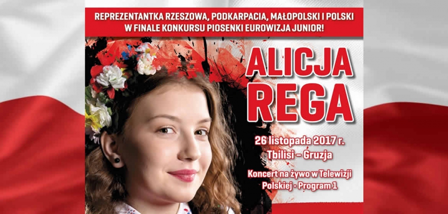 ALICJA REGA – A STUDENT OF THE VOCAL ARTS CENTRE IN RZESZOW. COACHED BY ANNA CZENCZEK, A POLAND’S REPRESENTATIVE FOR JUNIOR EUROVISION SONG CONTEST IN GEORGIA ON 26th NOVEMBER 2017!!!