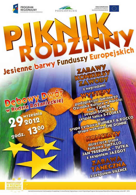 piknik rodzinny plakat