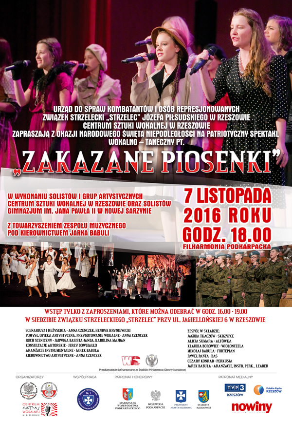 Zakazane piosenki plakat