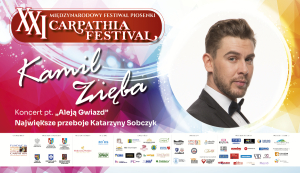 KAMIL ZIĘBA WŚRÓD WYJĄTKOWYCH ARTYSTÓW KONCERTU „ALEJĄ GWIAZD” PODCZAS XXI „CARPATHIA FESTIVAL” – RZESZÓW 2025!