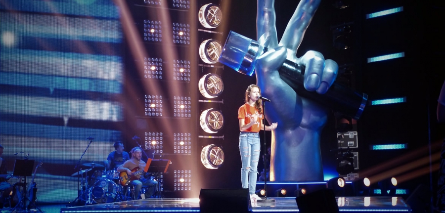 ANIA DĄBROWSKA – UCZENNICA CENTRUM SZTUKI WOKALNEJ W RZESZOWIE W PROGRAMIE „THE VOICE KIDS”!